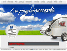 Tablet Screenshot of campingplatz-nordstern.de